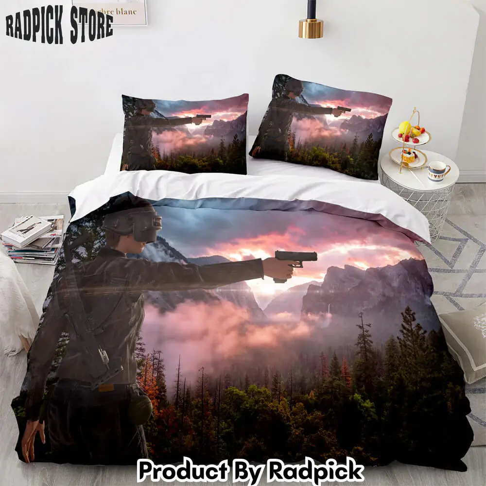 Player unknowns battlegrounds comforter bedding sets duvet covers  rp0420804